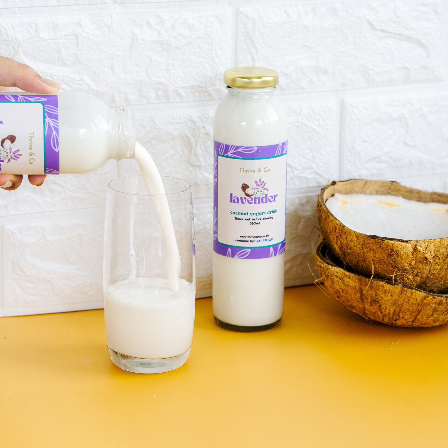 Lavender Coconut Yogurt Drink